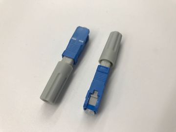 FTTH Solution Quick Connect Fiber Optic Connectors Single / Multi Mode Durable