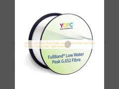 G652D कम पानी की चोटी एकल-मोड ऑप्टिकल फाइबर कोर ऑप्टिकल फाइबर केबल विधानसभा के लिए नंगे फाइबर