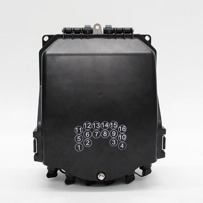 Outdoor FTTA FTTH Fiber Optic Terminal Box with 16 Ports IP65 Waterproof and 1x16 Splitter