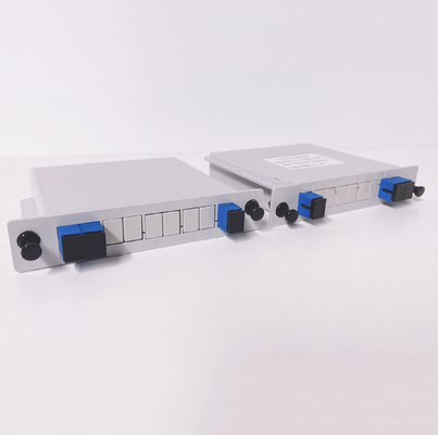 SC/UPC Passive Fiber Splitters 1x2 1:2 1*2 Insertion Type LGX PLC Splitter