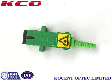 Automatic Dusty Cap SC/APC Fiber Optic Adapter with 0.2dB Insertion Loss and 55dB Return Loss