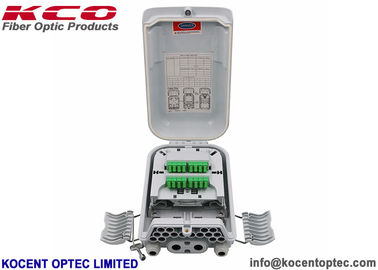 16 Ports FTTH Drop Cable Port Fiber Access Terminal Box with 16 Fibers Capacity and ABS+PC Material