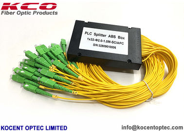 1:32 ABS Modular Box Type PLC Optical Splitter 1x32 1*32 2.0mm SM G657A