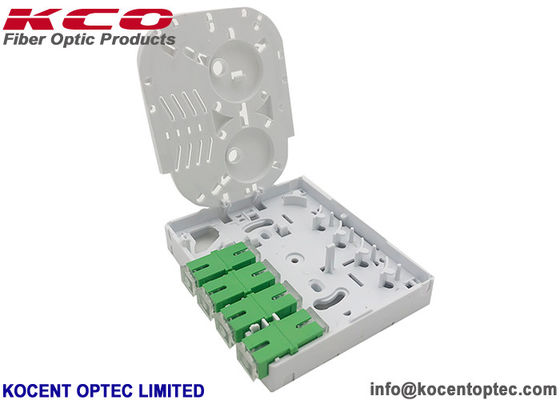 IP55 Wall Mount 8cores SC/APC Fiber Optic Faceplate Socket with 4 Ports SC Simplex and 8 Ports LC Duplex