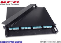 19 Inch Rack Mountable 96core LC Duplex 1U MPO MTP Optica Fibra Patch Panel