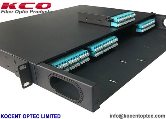 SM MM OM3 OM4 OM5 High Destiny 96 cores 1U MPO MTP  Optical Patch Panel