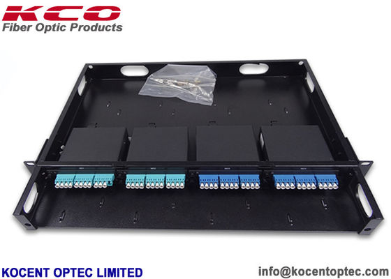 SM MM OM3 OM4 OM5 High Destiny 96 cores 1U MPO MTP  Optical Patch Panel