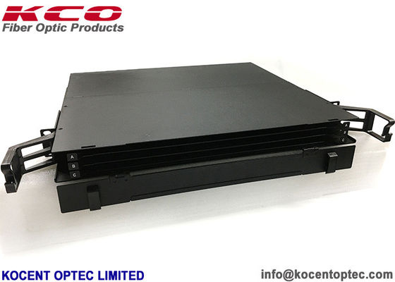 144 Core LC Duplex 1U Rack Mountable MPO MTP Patch Panel for High Density Fiber Optic Networks