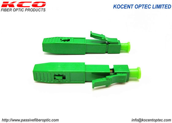 0.9mm OD LC/UPC Fiber Optic Fast Connector with Low Insertion Loss and Tensile Strength >50N for FTTH Applications