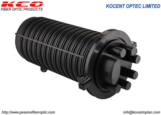 288 Core IP68 Waterproof Vertical Pole-mount Fiber Optic Splice Closure for FTTA Optical Fiber Enclosure