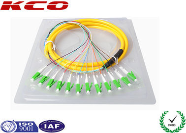 LC APC Optical Fiber Single Pigtail Optical Fiber / Fanout LC Pigtail Fiber Optic Connectors