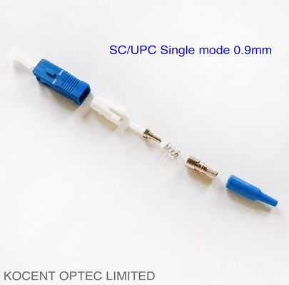 SC UPC APC 0.9mm 2.0mm 3.0mm Connector For Fiber Optical Patch Cord Manufacturing