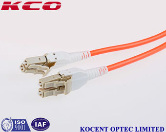 LC Uniboot Multimode OM2 50/125 Fiber Optic Patch Cables LSZH PVC 10m 15m 20m 30m 40m