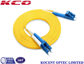 Single Mode Duplex LC/UPC Fiber Optic Patch Cord 2.0mm PVC LSZH for High Density Connectivity