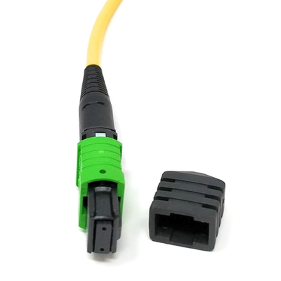 32fibers SMF Single Mode MPO-32 MTP-32 APC Green Elite Loss Fiber Optical Trunk Cable Micro Cable 3.0mm