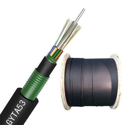 Direct-buried Underground Outdoor Optical Cable GYTA53 Single Mode G652D G657A Fiber 48f 96f 144 Cores