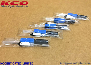 SC/UPC Hot Melt Fiber Optic Ftth Fast Connector 0.9mm Pigtail SOC Data Center Installation