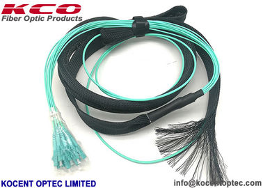 MTP फाइबर ऑप्टिक ट्रक केबल MPO 12LC OM3 OM4