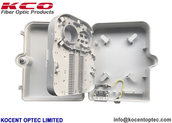 Outdoor Fiber Distribution Box with 320x240x100mm Size, 1x16 PLC Splitter, and Wall/Pole Mount for FTTH Networks