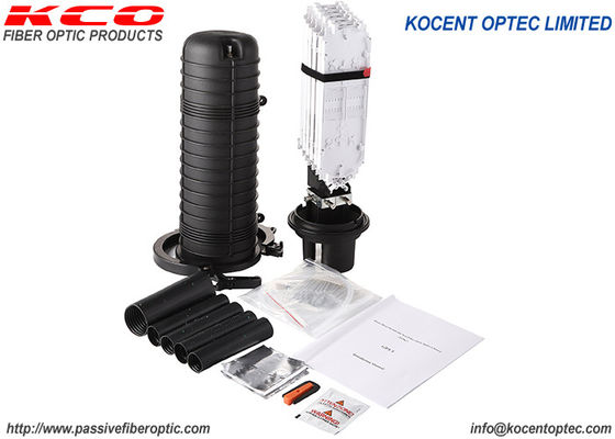 144 Cores IP67 Waterproof 5 Port Fiber Optic Splice Closure FOSC for FTTH Outdoor Networks