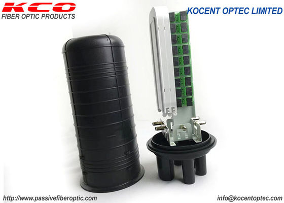IP67 1in 4out Fiber Optic Splice Closure with 1x32 SC Adapter Optical Fiber Splice Enclosure