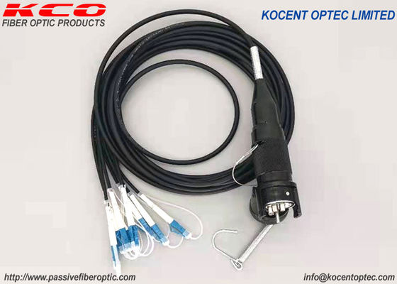 FTTA Fiber Optical Patch Cable with 4fo 8fo 12fo Cores Waterproof Tactical Armoured for Military Applications