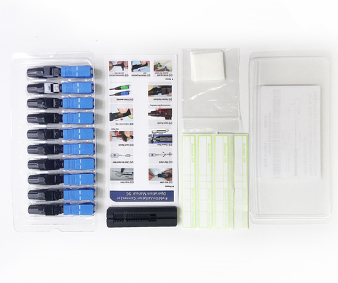 वियतटेल एफटीटीएच एससी यूपीसी ऑप्टिकल फाइबर फास्ट कनेक्टर आईएल 0.3 डीबी पास 3 डी फाइबर तनाव 4 एन